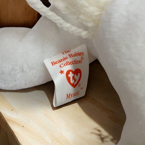 TY Beanie Babies "Mystic" The Unicorn 8" Plush Toy Collectible 1993 NWT - Picture 4 of 7